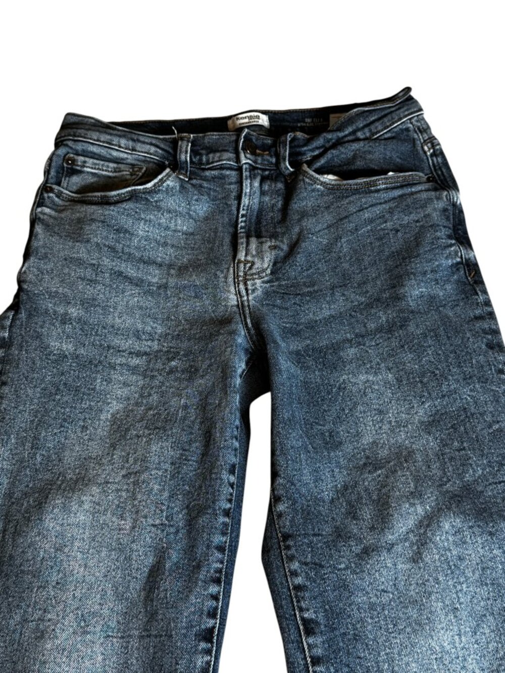 Kensie Jeans Vintage Luxe The Ella High Rise Straight Jeans Size 8 or 29 - Picture 2 of 7